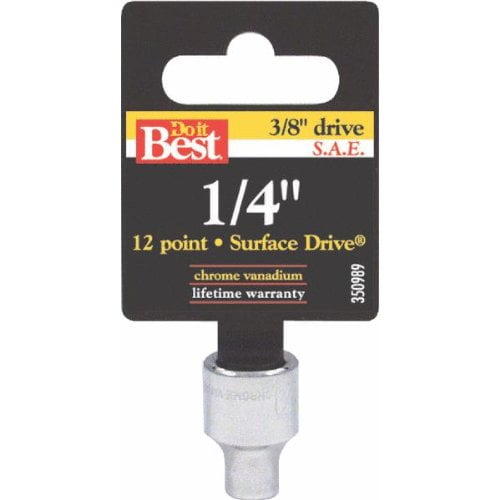 Do it Best 3/8" Drive Standard Socket, 1/4" 3/8 DRIVE SOCKET