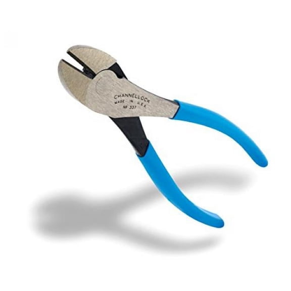 Channellock Diagonal Cutting Plier 337 - Precision Sidecutters, Wirecutters - 7 in
