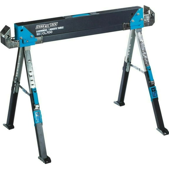Channellock 39-1/4 to 45-3/4 In. L Steel Adjustable Sawhorse