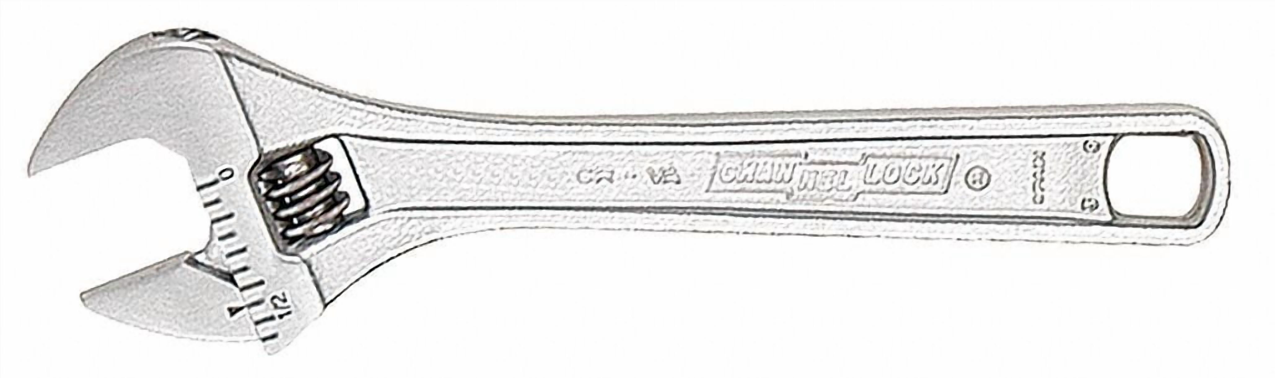 Channellock 4 in. L Metric and SAE Adjustable Wrench 1 pc.