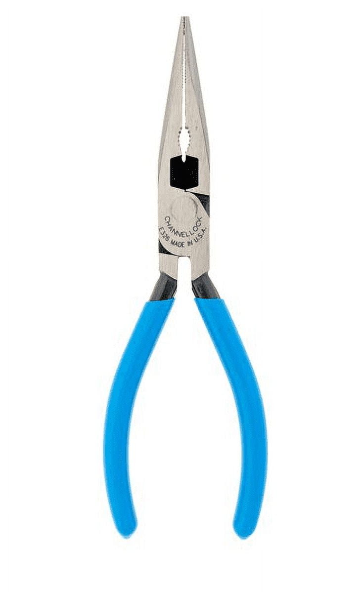 Channellock 6-17/32", Long Nose Pliers, Steel, E326