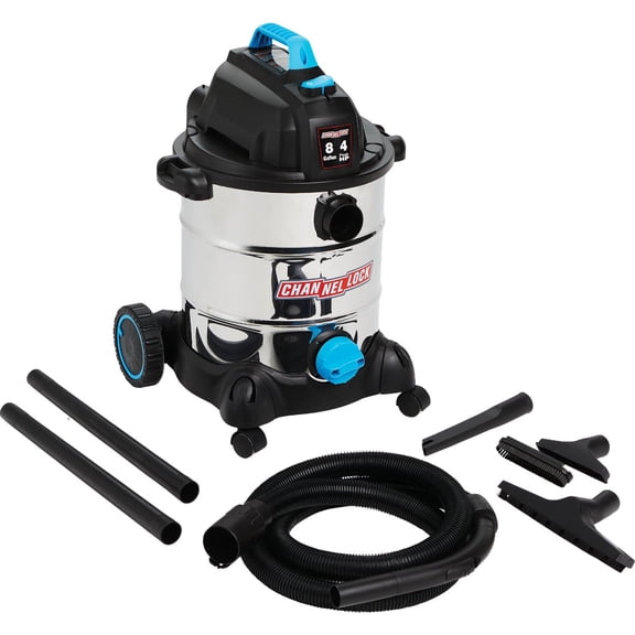 Channellock 8 Gal. Stainless Steel Wet/Dry Vacuum - Single Pack