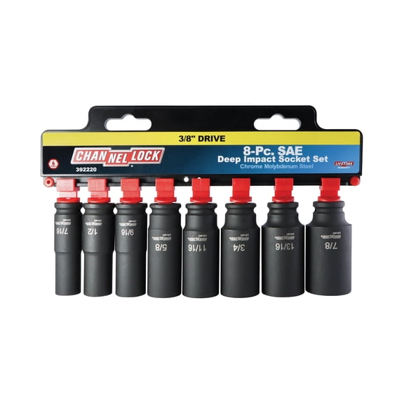 Channellock 8-Piece 3/8 In. Impact Driver Set - Single Pack