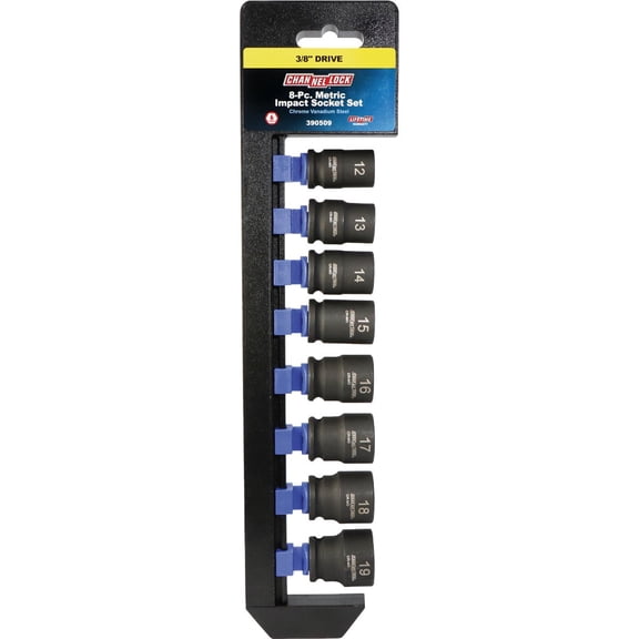Channellock 8-Piece 3/8 In. Metric Impact Driver Set - Pack of 2