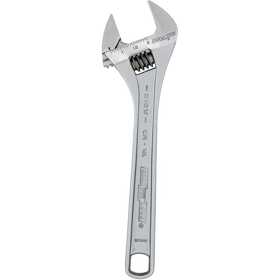 Channellock 810W Adjustable Wrench Chrome, 10-Inch