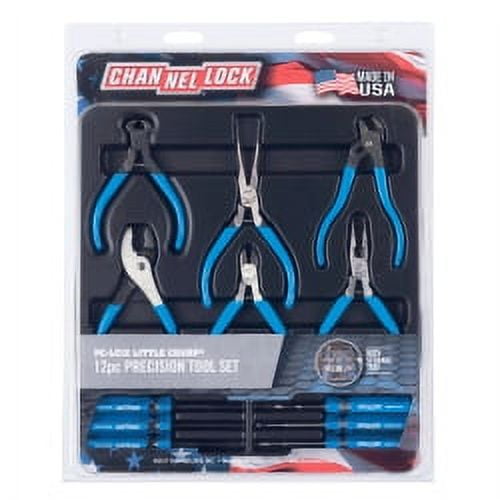 Channellock CHAPC-LC12 Precision Tool Set with Storage Tray (12-Piece)