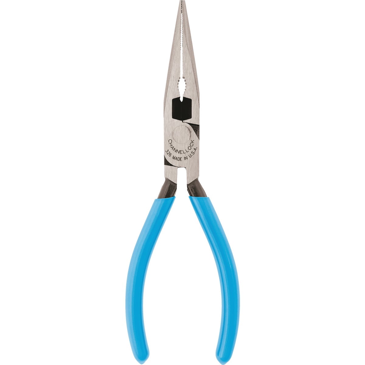 Channellock Long Nose Pliers 326 - Side-Cutting, Wire Cutter, Alloy Steel - 8-Pack