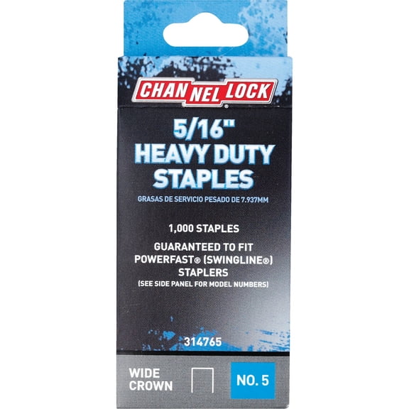 Channellock No. 5 Heavy-Duty Wide Crown Staple - Single Pack