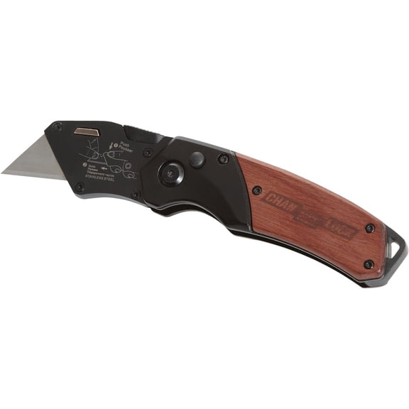 Channellock Products Channellock Wood Grip Utility Knife - Pack of 6
