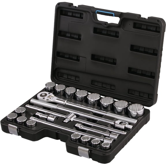 Channellock Products Standard 3/4" Drive 12-Point Shallow Socket Set 23-Piece
