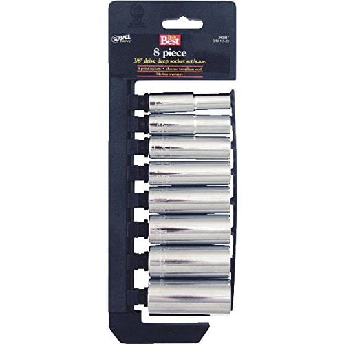Channellock Products Standard 3/8" Drive 6-Point Deep Socket Set (8-Piece)