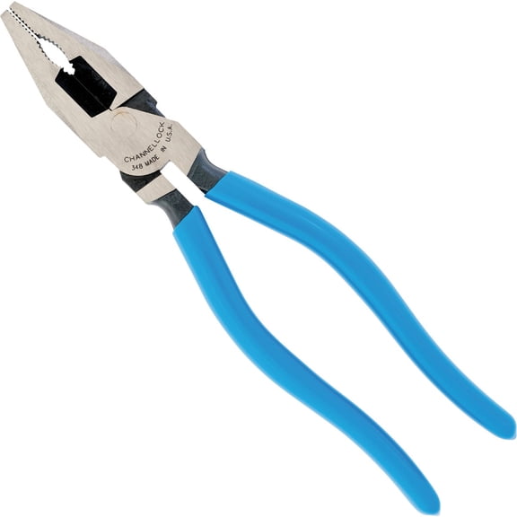 Channellock Side-Cutting Pliers Channel Lock - 348 - High Leverage True Grip - 8-Inch Combination