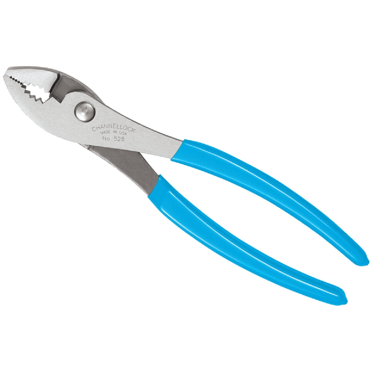 Channellock Slip Joint Pliers 528 - Utility Plier with Wire Cutter, Serrated Jaw, Rust Resistant - 8 in