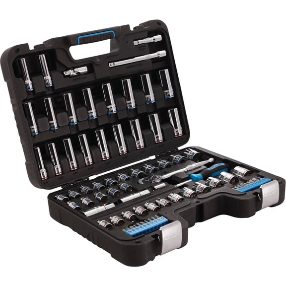 Channellock Standard/Metric 3/8" Drive 6-Point Combination Socket Set (76-Piece)