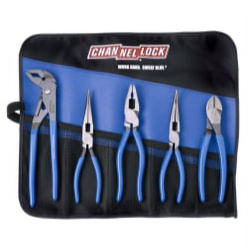 Channellock TOOL ROLL-53 E Series Plier Set, 5 Piece Set