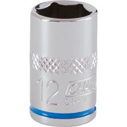 Channellock Triple Square Drive Socket 302712-6-Point Shallow Metric - 12 mm