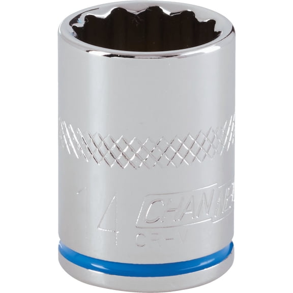Channellock Triple Square Drive Socket - Chrome Vanadium Steel, 13mm, 14mm, 6mm Compatible - One Size