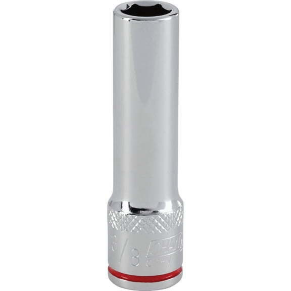 Channellock Triple Square Drive Socket - Chrome Vanadium Steel, Deep Socket - One Size
