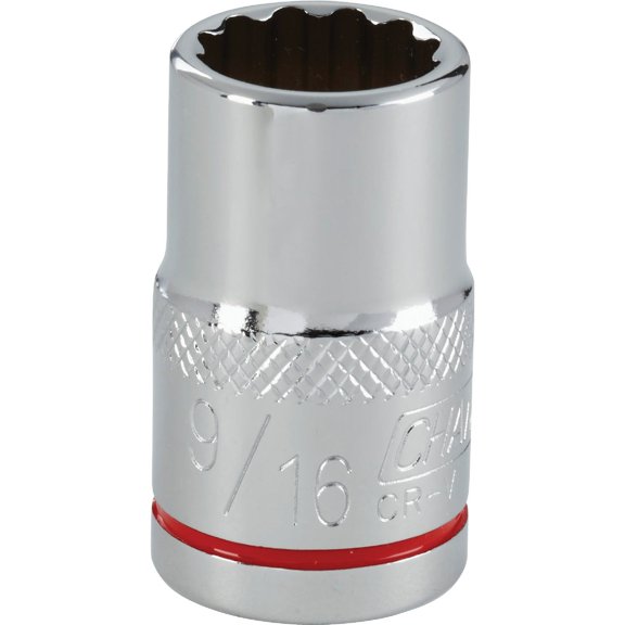 Channellock Triple Square Drive Socket - Chrome Vanadium Steel, Square Drive - One Size