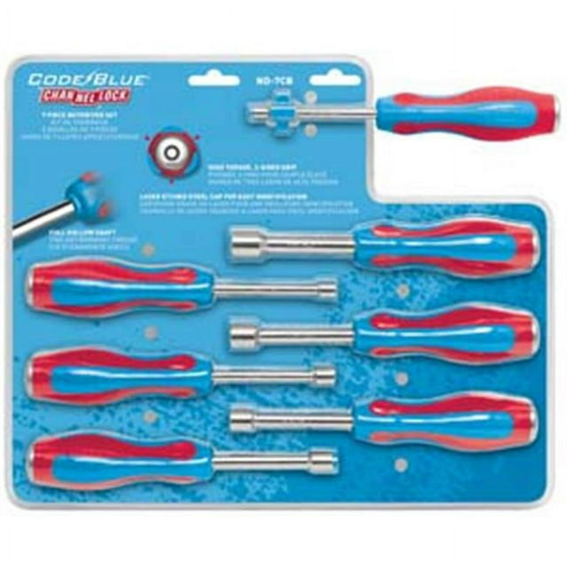 Channelock CLND-7CB 7 Pieces Code Blue Nutdriver Set