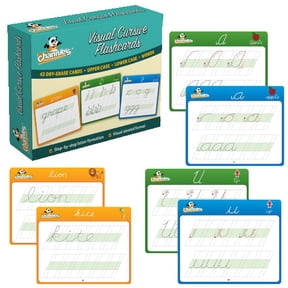 Channies Visual Cursive Dry- Erase Handwriting Flashcards