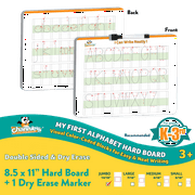 Channie’s Visual Dry Erase My First Alphabet Hard Board Pre-K, Kindergarten & Elementary School Students, Handwriting Practice
