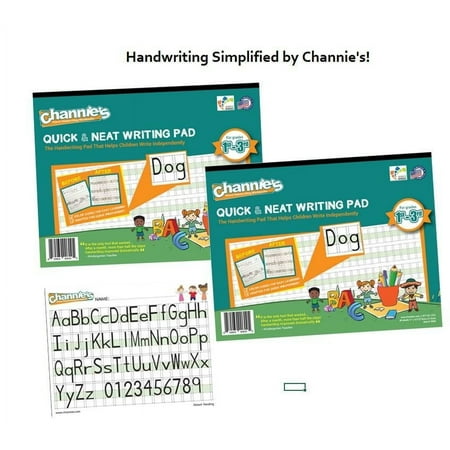 Channie's Visual Handwriting Workbooks 2 Pak! for 1st-3rd.