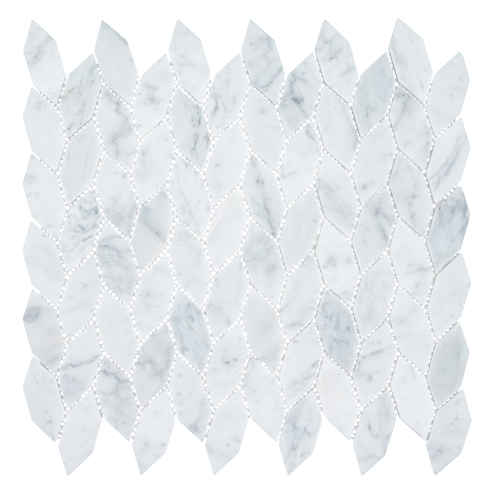 Duv Gray Matte Hexagon Marble Mosaic Tile for Indoor and Outdoor