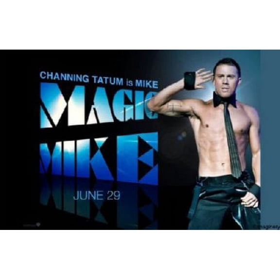 Channing Tatum Movie Poster Metal Sign 8inx 12in Metal Print 8x12 Square Adults Poster Time