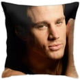 thumbnail image 1 of Channing Tatum Pillowcase Soft Comfortable Pillow Covers with Zipper Pillow Protectors 18x18 inch, 1 of 5