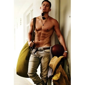 Channing Tatum Poster Muscles Metal Print 12In x 16In 12x16 Multi-Color Square Adults Poster Time
