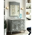 thumbnail image 1 of Chans Furniture 42" Benton Collection Gray Cottage Style Knoxville Bathroom Sink Vanity, 1 of 3