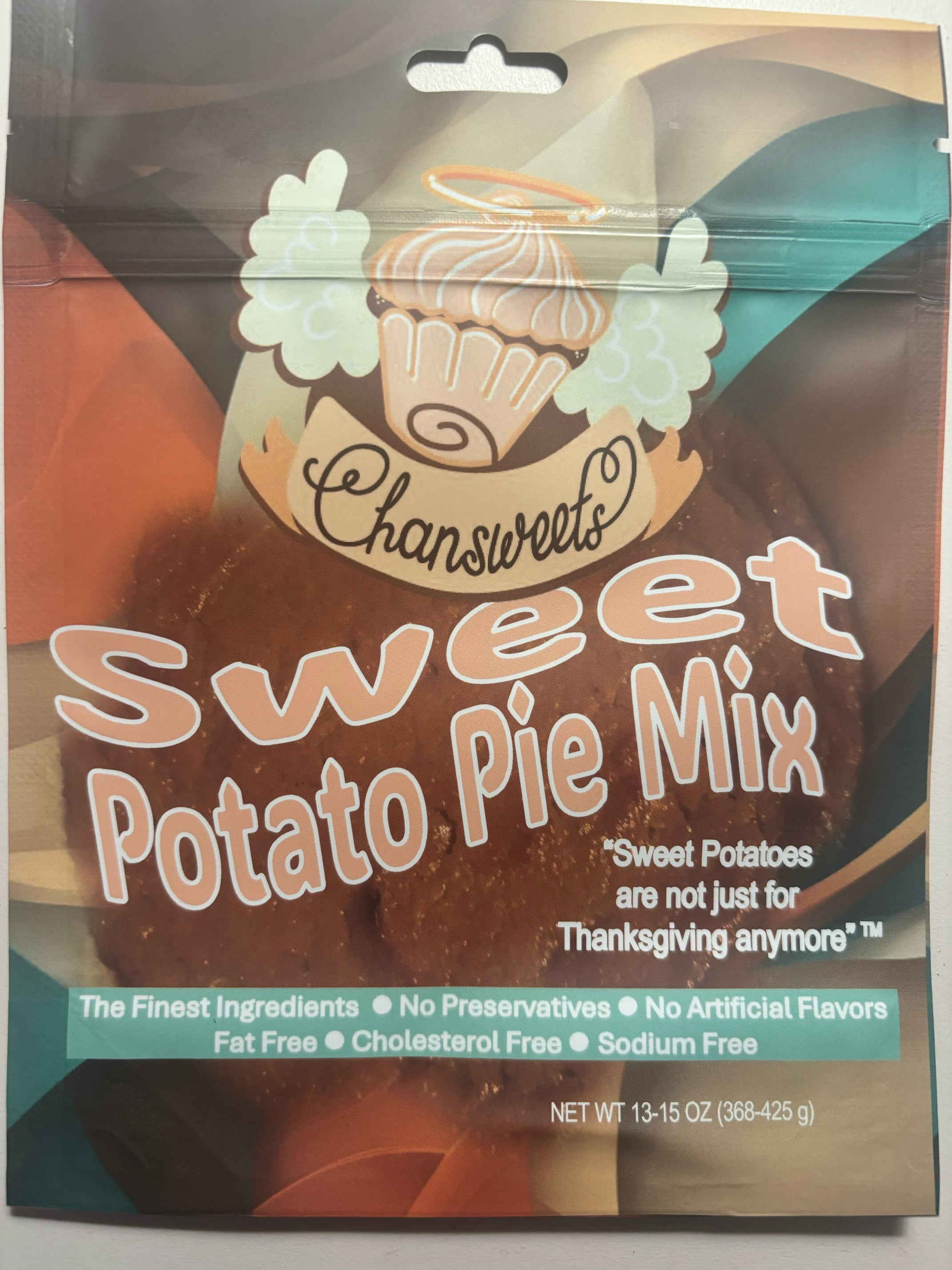Chansweets Sweet Potato Pie Dry Mix, Pouch, 15 oz