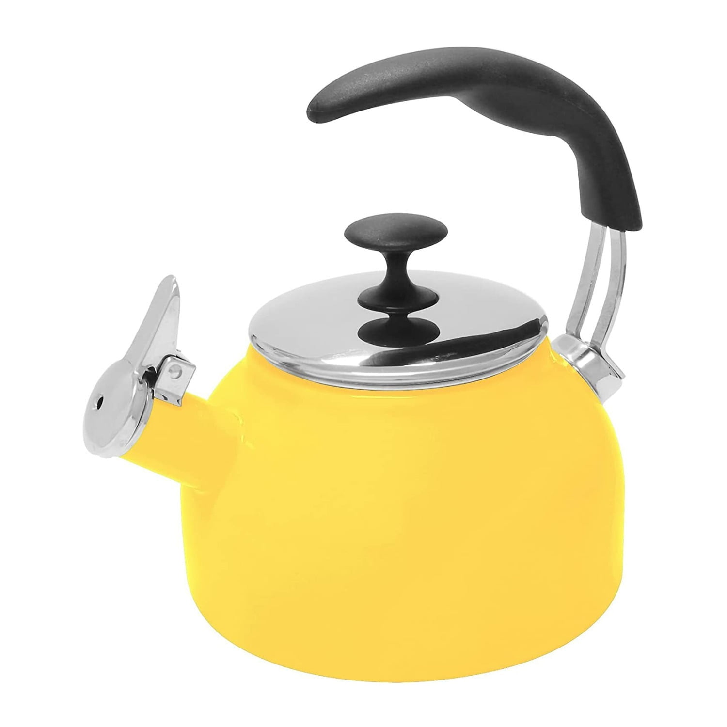 Best Buy: Circulon Morning Bird 2-Quart Tea Kettle Mustard Yellow 56584