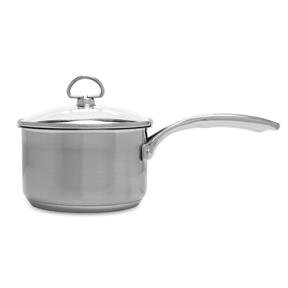 Induction 21 Steel Ceramic Coated Saucepan with Lid (2 Qt.) – Chantal