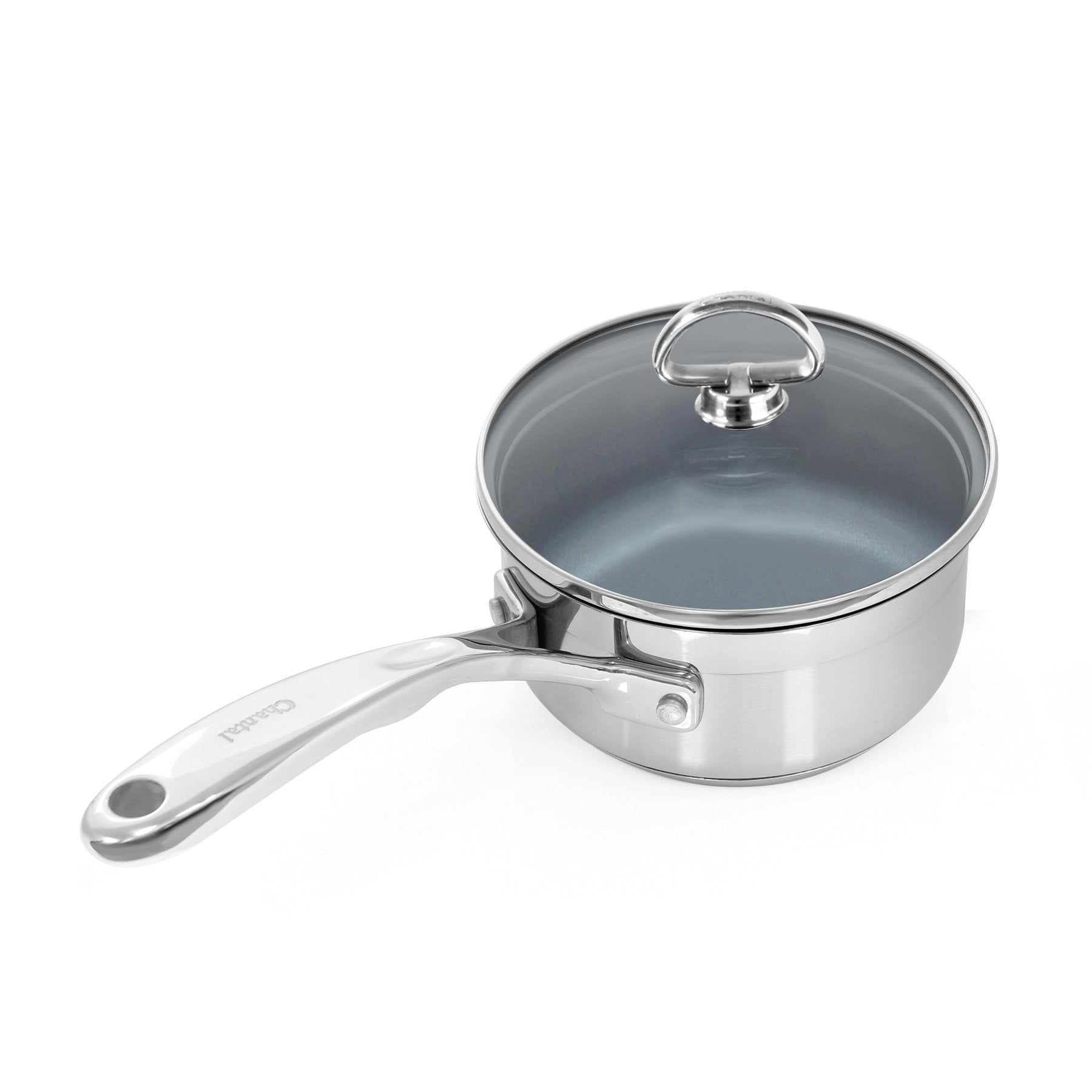 Induction 21 Steel Ceramic Coated Saute Skillet with Lid (5 Qt