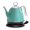 thumbnail image 1 of Chantal Mia Ekettle 32 Oz Stainless Steel BPA Free Electric Water Kettle, Aqua, 1 of 5