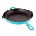 thumbnail image 1 of Chantal TC63-26 BA 10" Round Enamel Skillet-Sea Blue Cast Iron Cookware, Diameter, 1 of 16