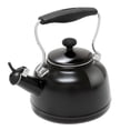 thumbnail image 1 of Chantal Vintage 1.7-Quart Enamel-on-Steel Teakettle, Matte Black, 1 of 2