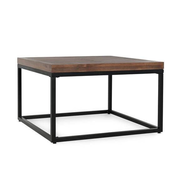 Chantel 30" Square Coffee Table Almond