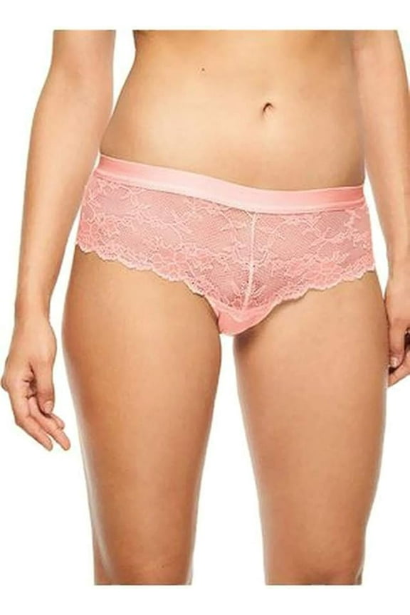 Everyday Lace Hipster Lace Panty (Coral, XL)