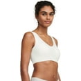 thumbnail image 1 of Chantelle SoftStretch Padded V-Neck Bra - C16A10 (Ivory, XS/S), 1 of 4