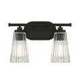 thumbnail image 1 of Chantilly 2-Light Bathroom Vanity Light in Matte Black, 1 of 5