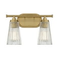 thumbnail image 1 of Chantilly 2-Light Bathroom Vanity Light in Warm Brass, 1 of 5