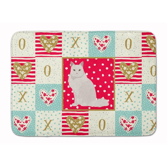 Chantilly Tiffany Cat Love Machine Washable Memory Foam Mat