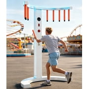 Chantmo Catching Stick Game Arcade Machine Drop Stick Challenge 3 Modes 10 Speed Levels 7 Color LED MP3 Audio Coin Operated for Arcade Bar Party Family White