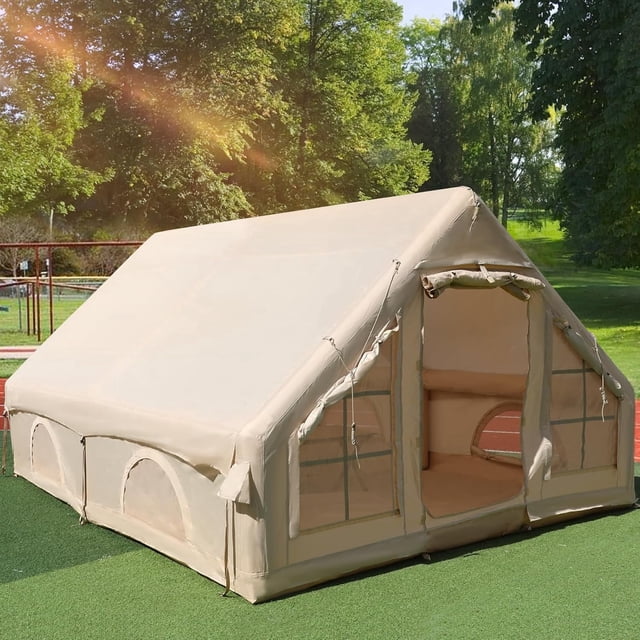 Chantmo Inflatable Camping Tent 4 6 Person with Hand Pump Quick ...