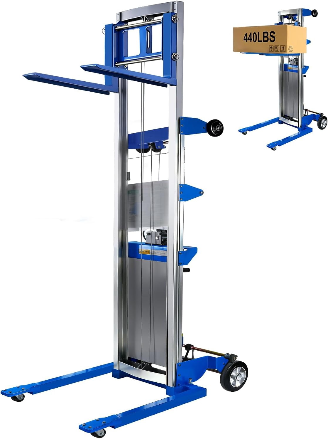 Chantmo Material Lift Winch Stacker 122 inch 400 lbs Capacity ...