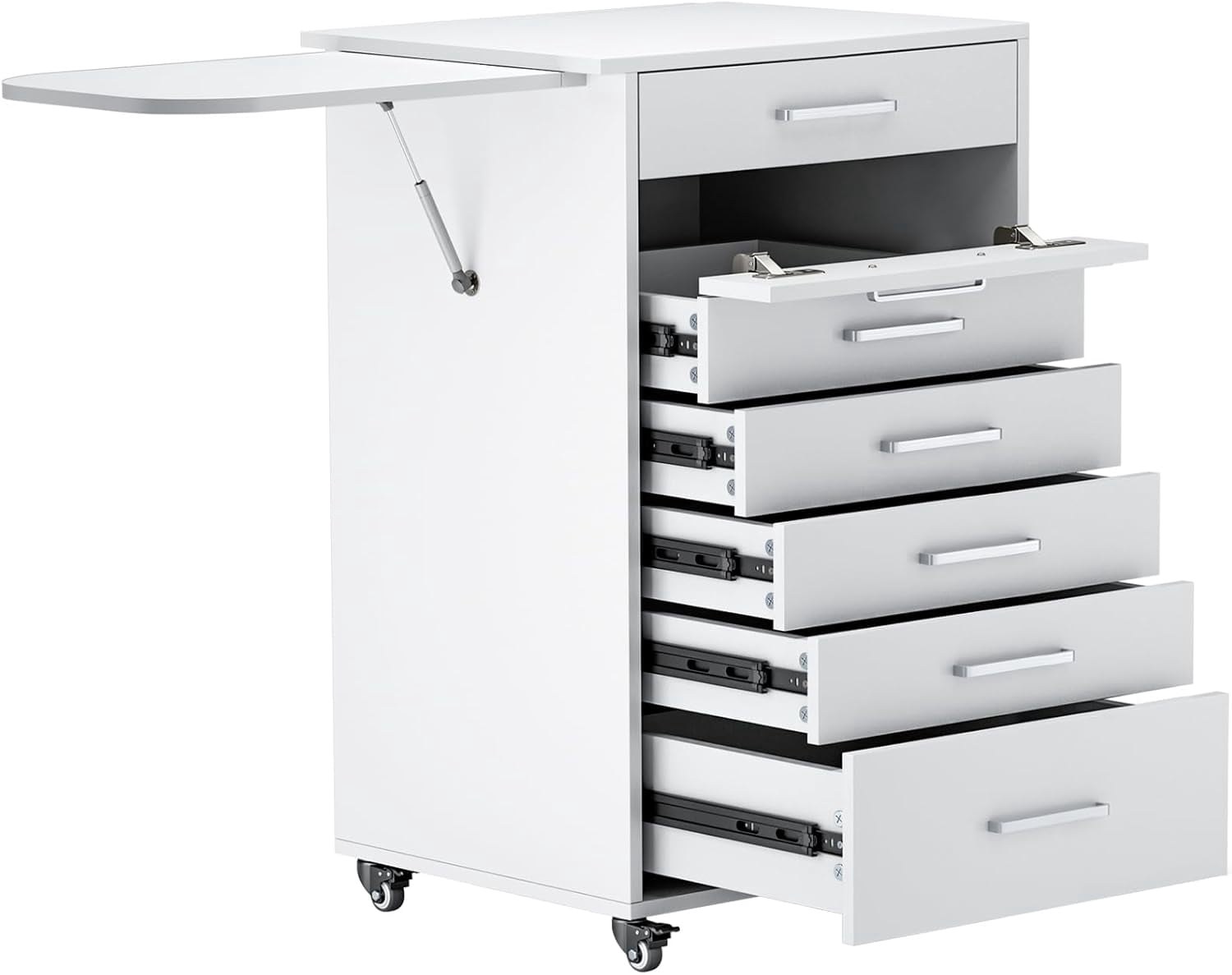 Chantmo Professional DrawerCart 150 lbs Capacity Adjustable Height ...