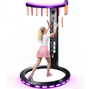 Chantmo Reflex Stick Game 2 Player Interactive Game with 3 Modes 6 Speed Levels, LED Lights and MP3 Hand Eye Coordination Toy for Home Party Bar Arcade Business Events